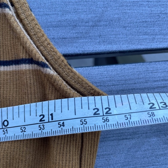 Jumpsuit Carmel stripes NWOT - Picture 6 of 8